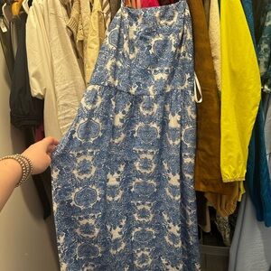 Monteau Blue and White dress